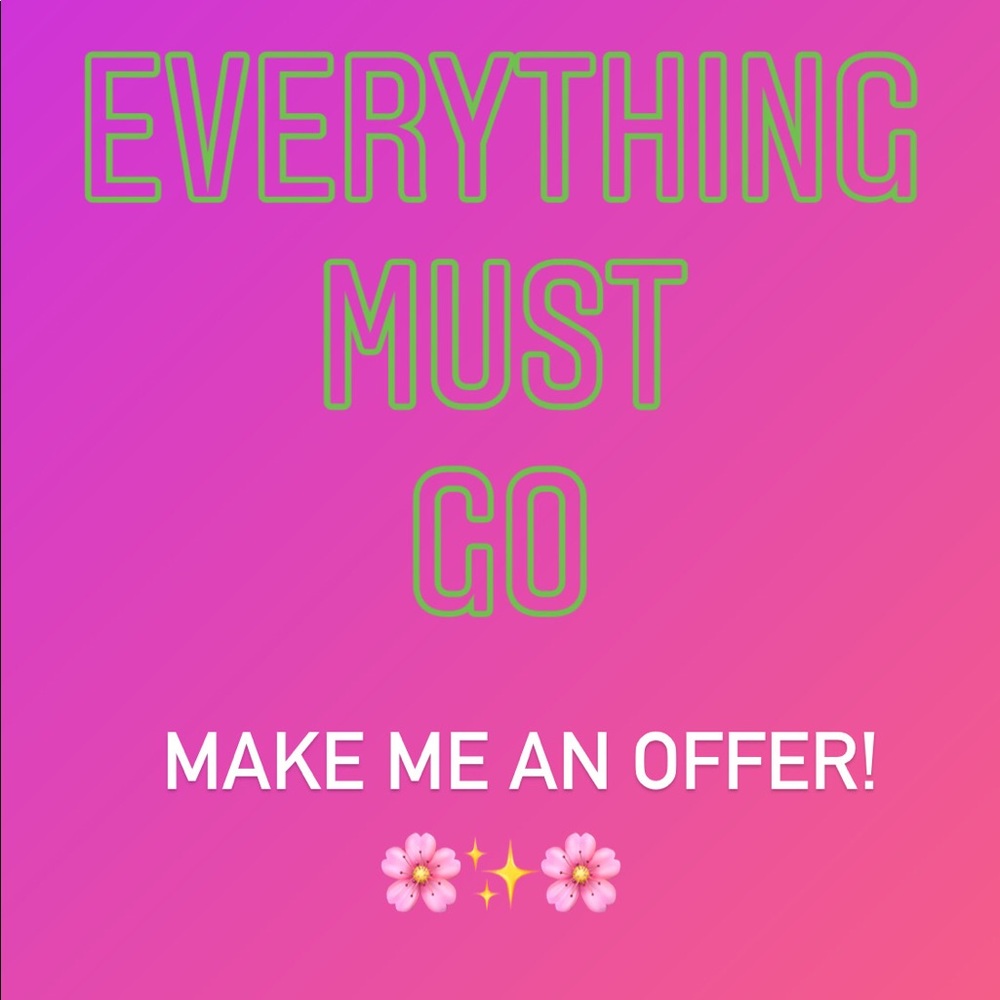 Make an offer 🌸 posting more soon!